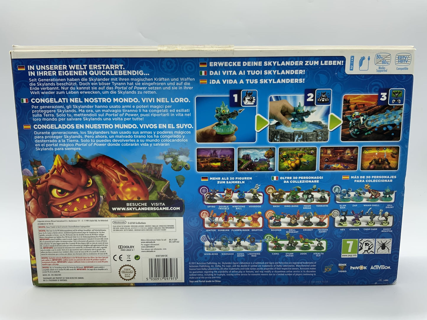 Skylanders Spyros Adventure Starterset für Nintendo Wii starter Pack