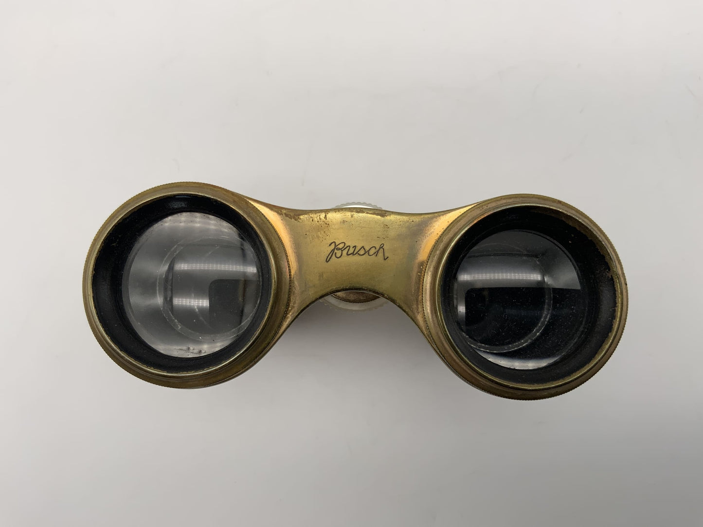 Busch Fernglas Opernglas Perlmut Gold Binocular Prismenglas Feldstecher