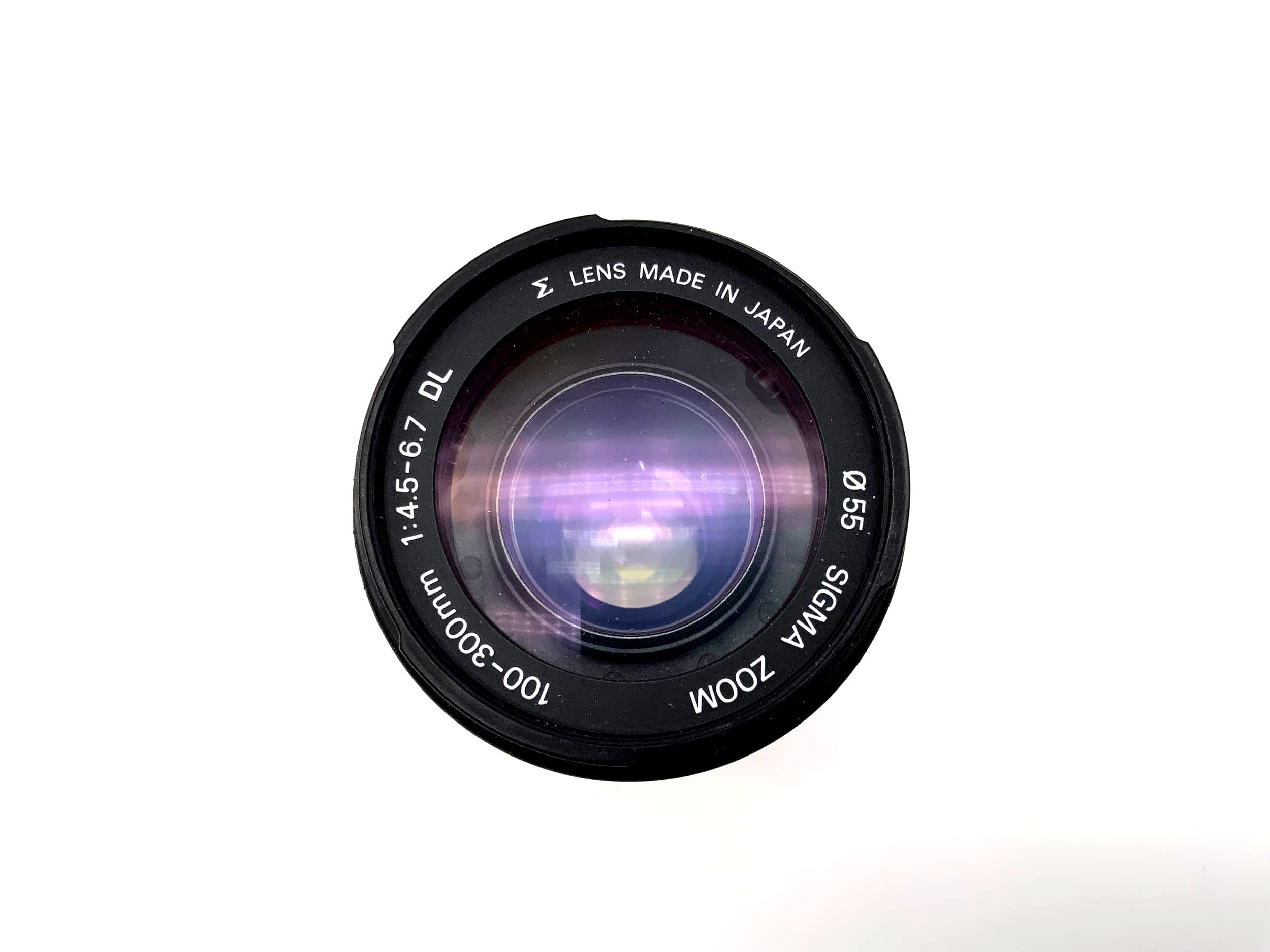 Objectif Sigma 100-300 mm 1:4,5-6,7 DL Zoom pour appareil photo (Canon EF)