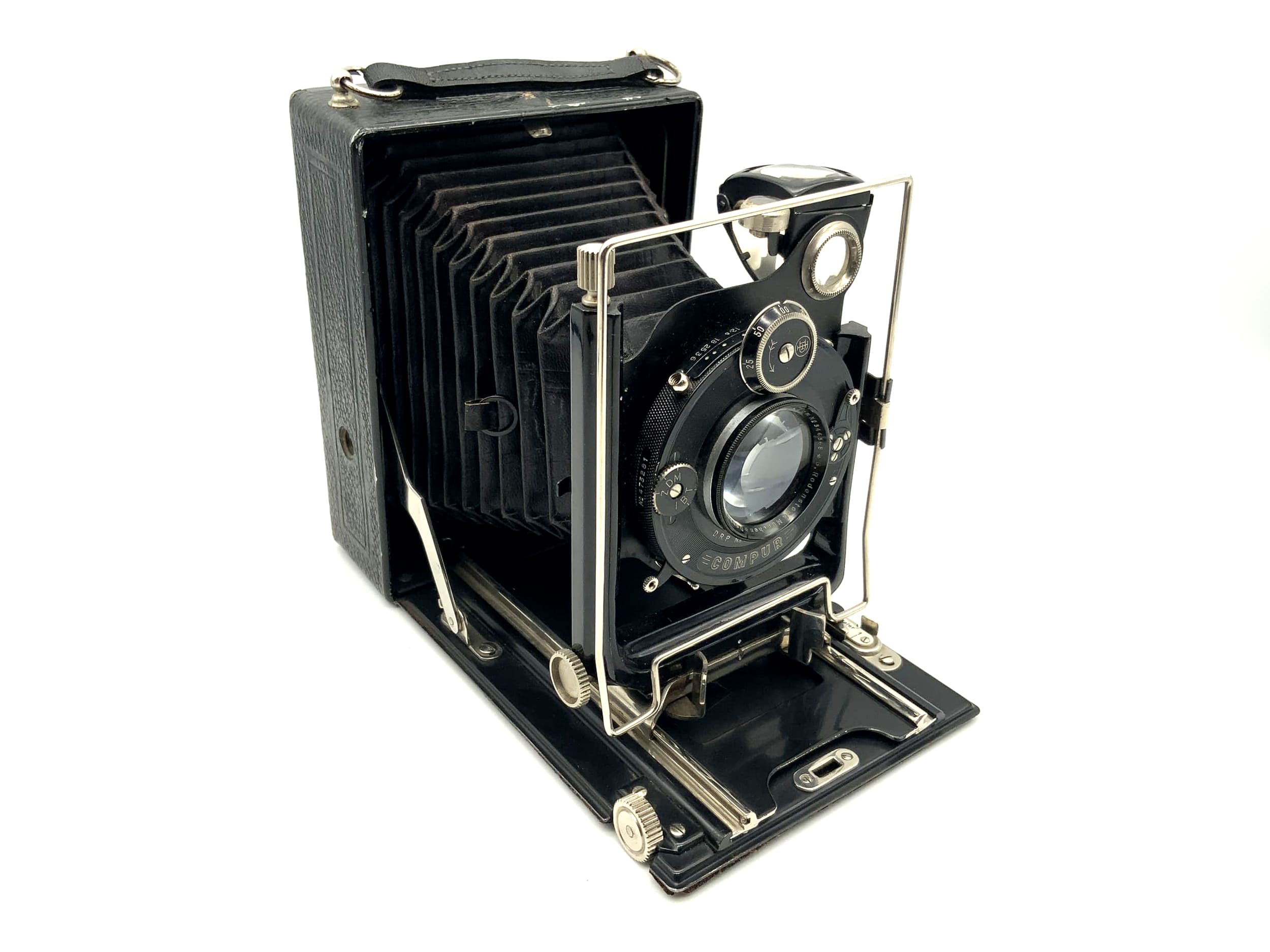 Appareil photo Welta avec Rodenstock Munich Eurynar 1:4,5 f=13,5cm 9x12 Compur