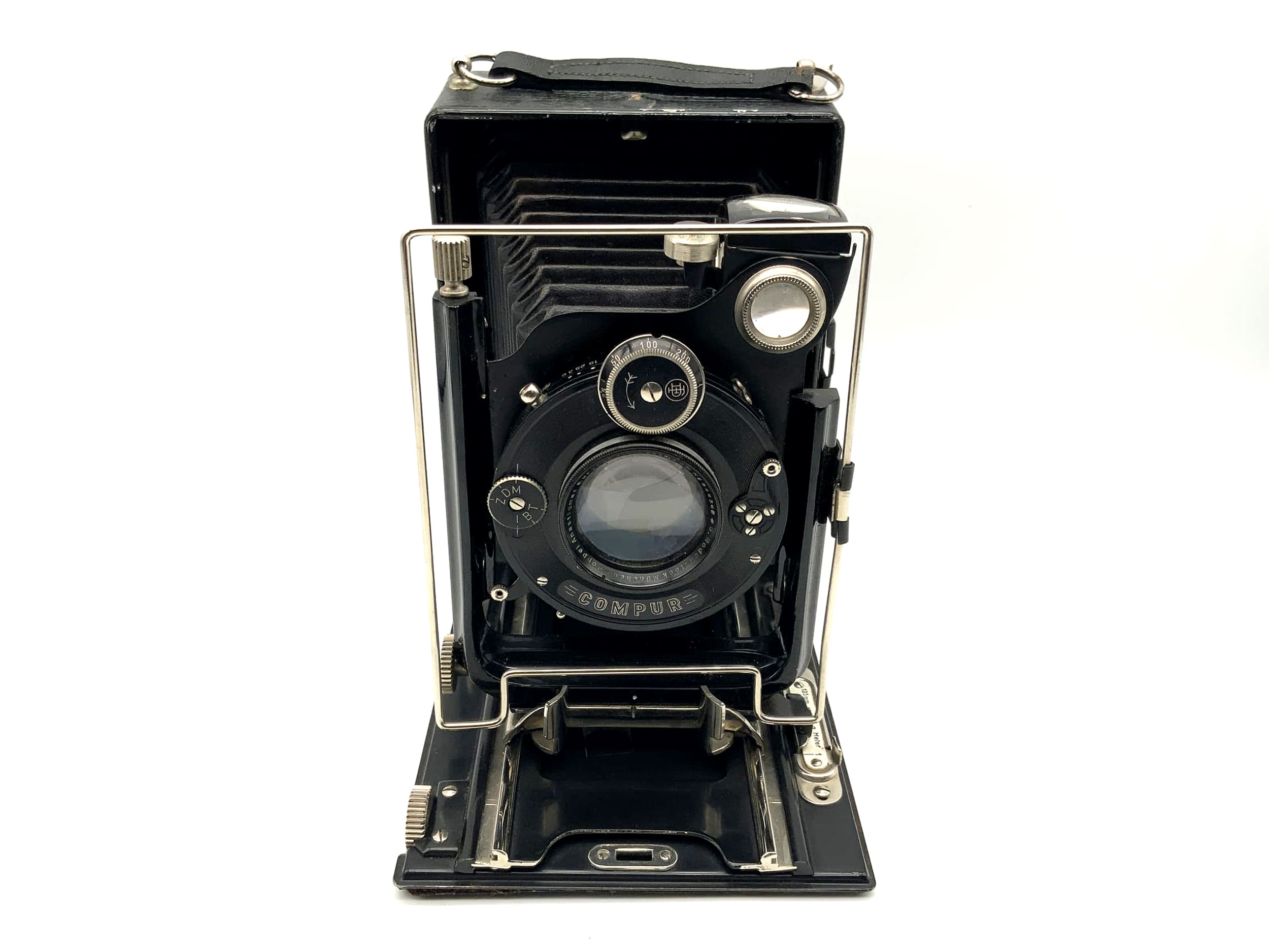 Appareil photo Welta avec Rodenstock Munich Eurynar 1:4,5 f=13,5cm 9x12 Compur