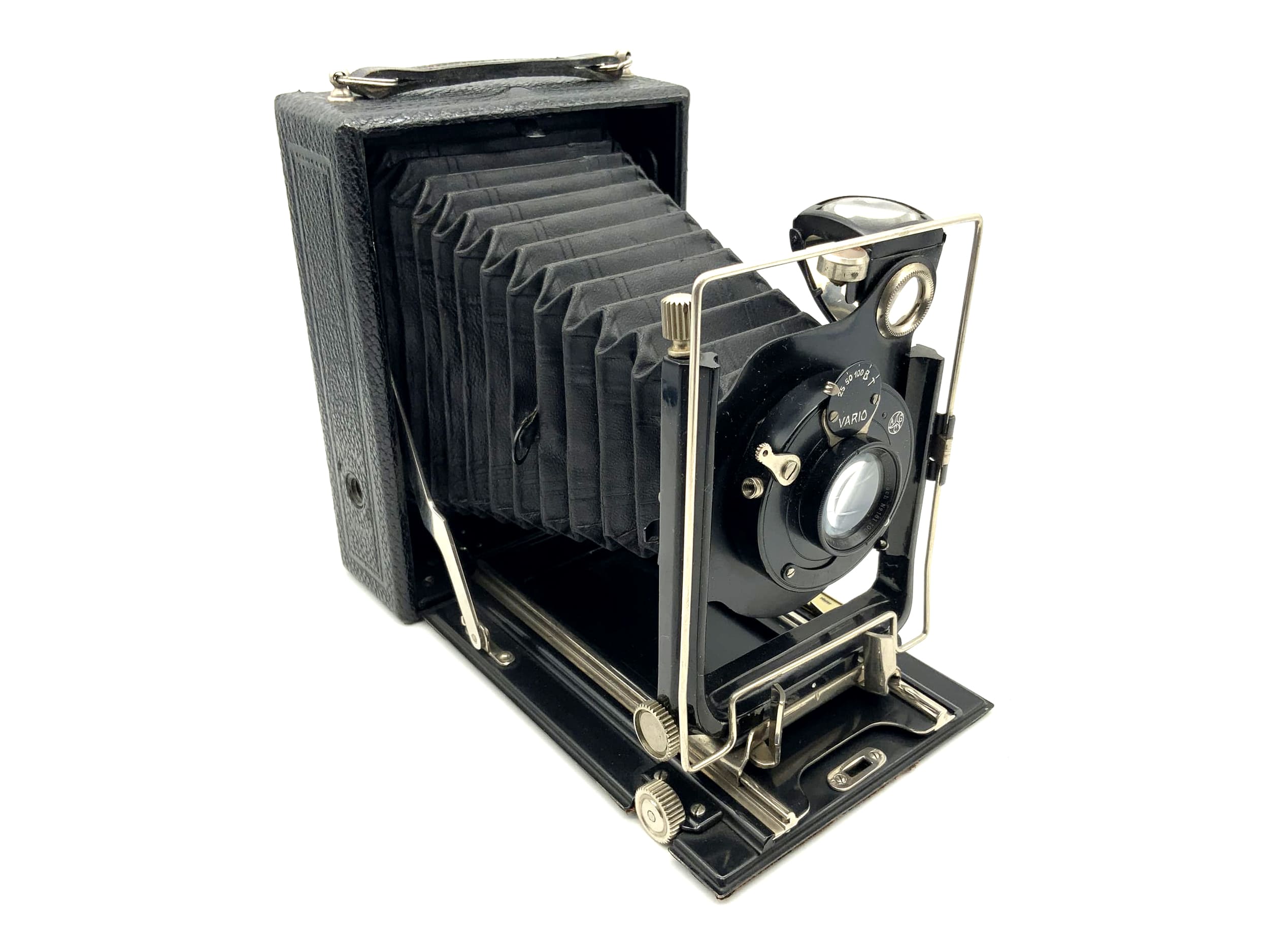 Caméra à plaque avec Schneider Kreuznach Radionar Anastigmat 6,3/13,5 cm 9x12 Vario