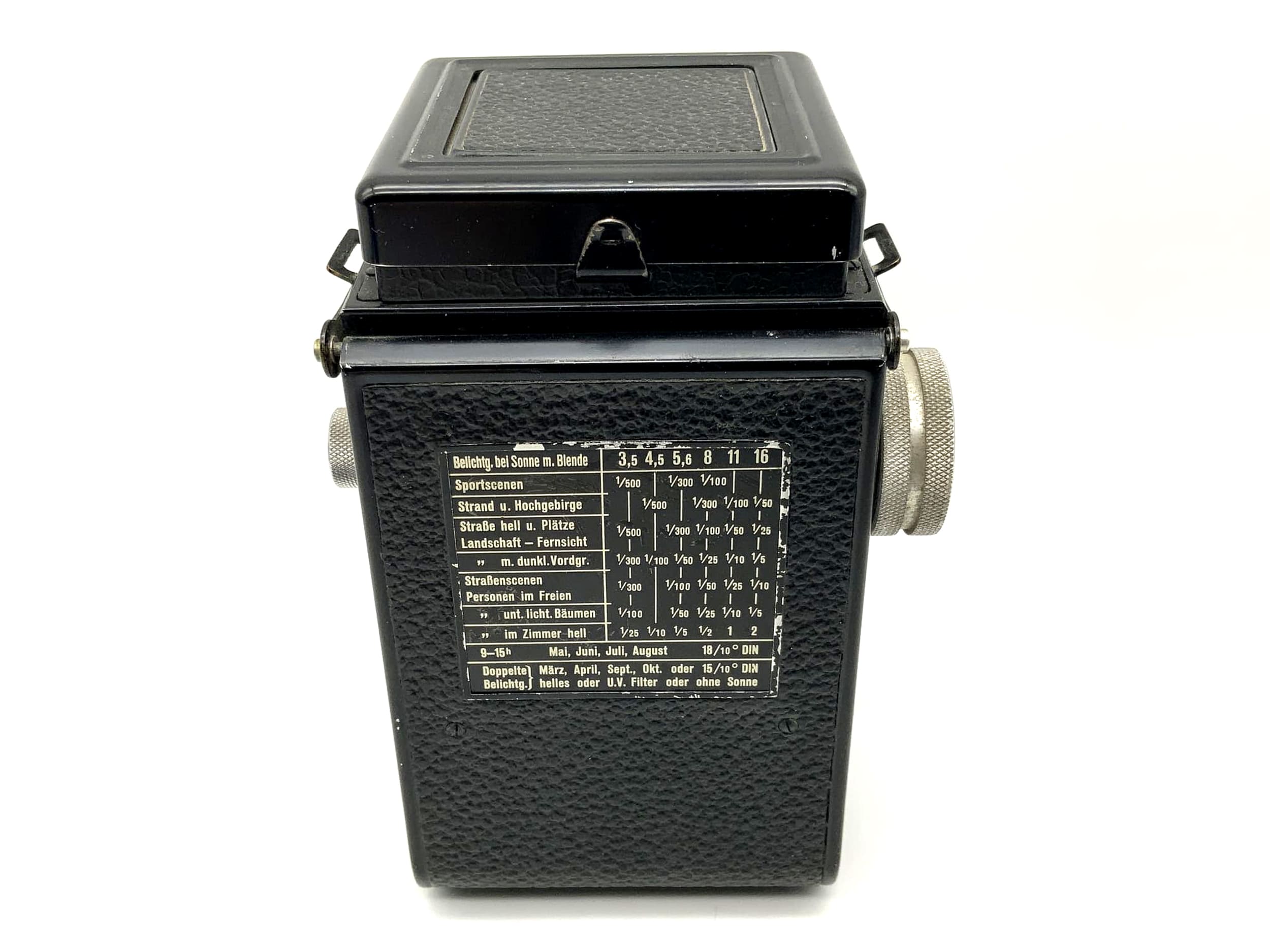 Rollei Rolleicord 1a TLR avec Carl Zeiss Triotar 1:4,5 f=7,5cm Compur 6x6