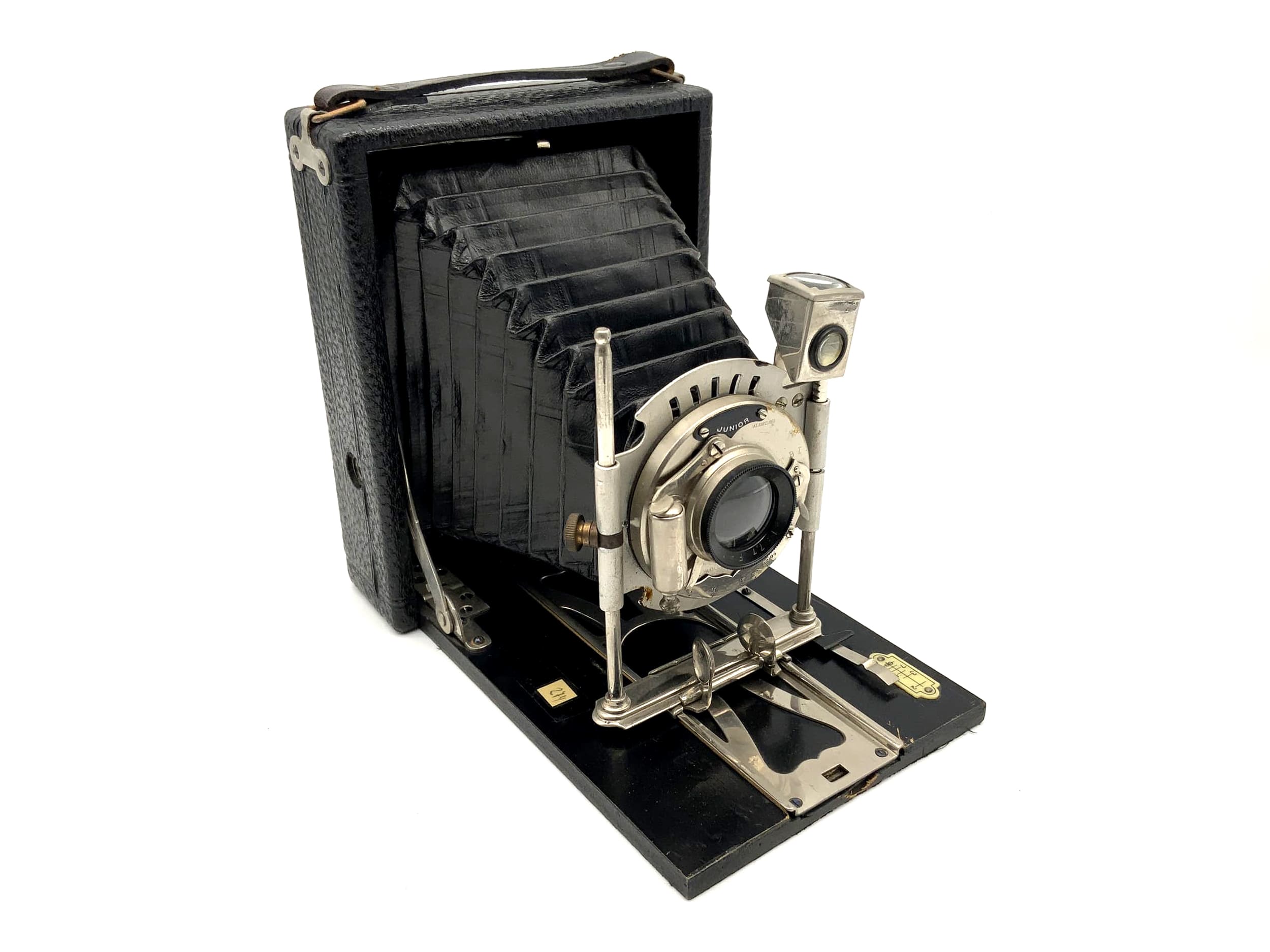 Appareil photographique à plaque Wollensak avec Aplanat spécial 1:7.7 13.5cm 9x12 135mm Junior