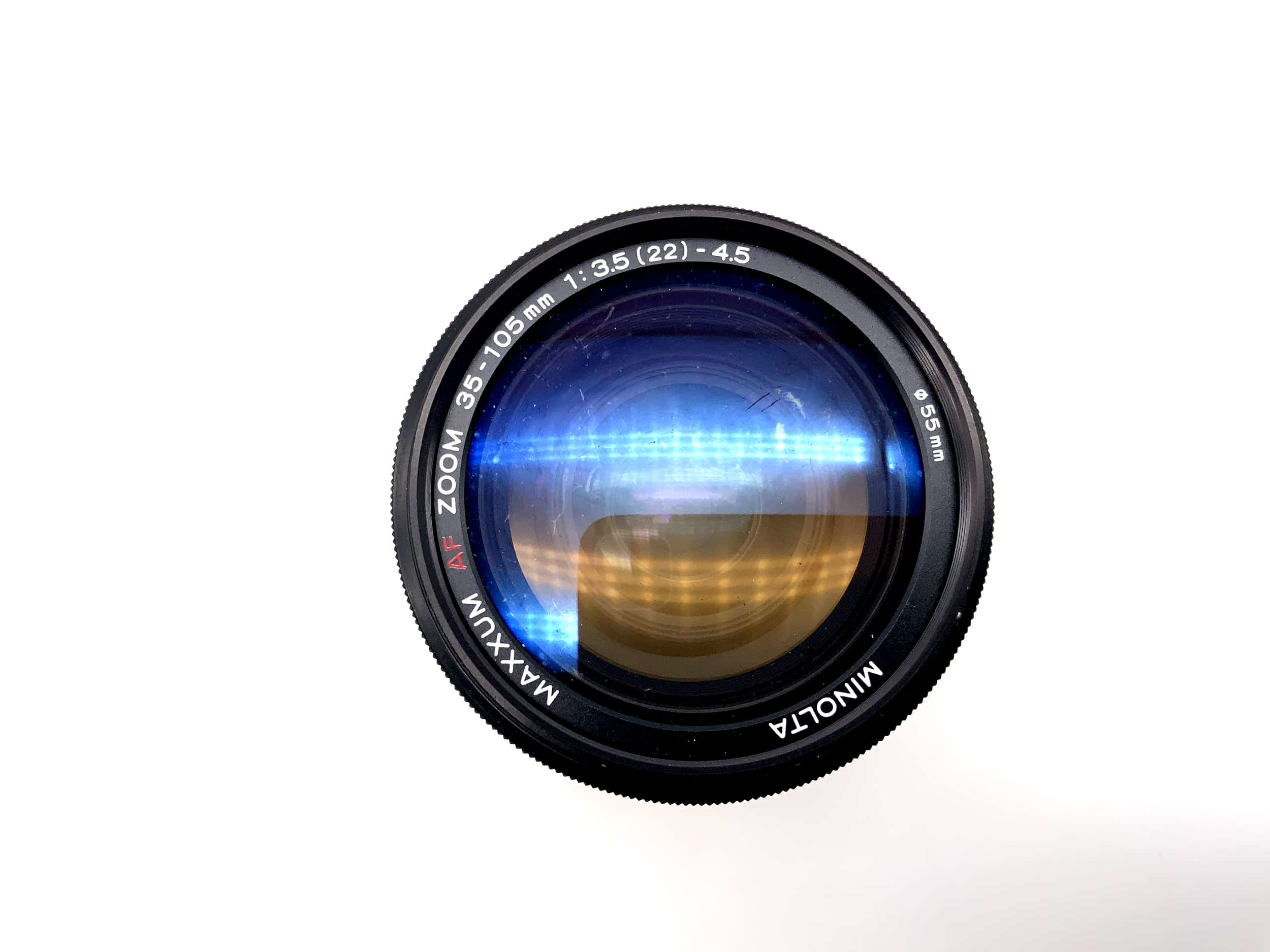 Objectif Minolta 35-105 mm 1:3,5-4,5 Objectif d'appareil photo Maxxum Sony A (Minolta AF)