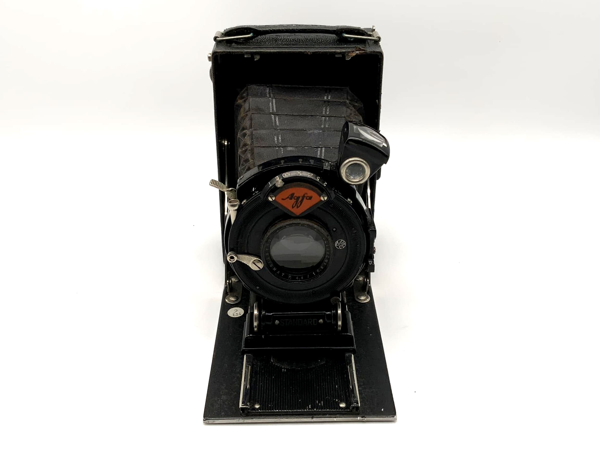 Appareil photographique à plaques Agfa avec objectif Anastigmat F 4,5 / 10,5 cm 6x9 standard