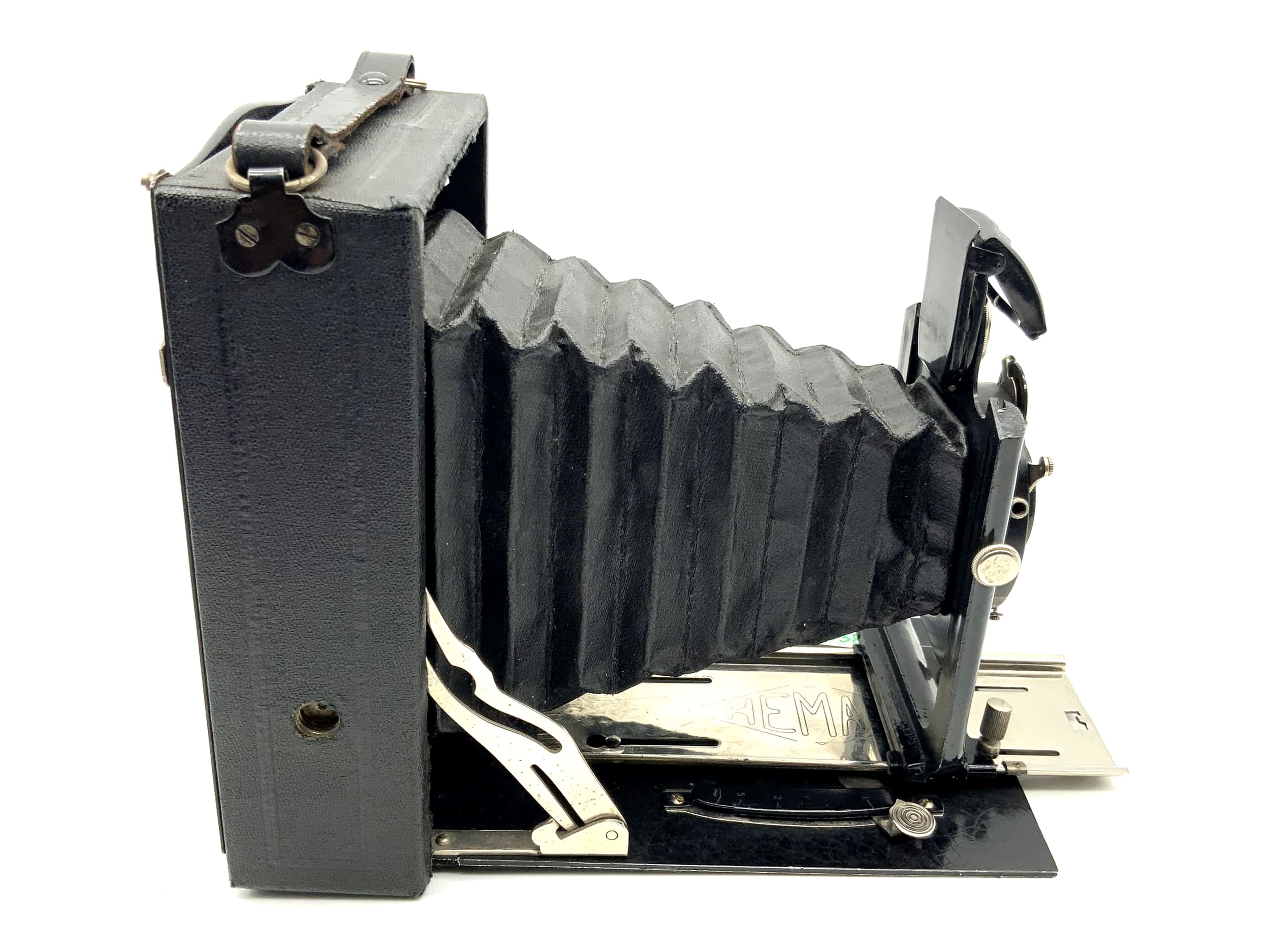 Hemax plate camera with Paris Anastigmat 1:6.8 / F=13.5cm 9x12 H. Roussel Paris