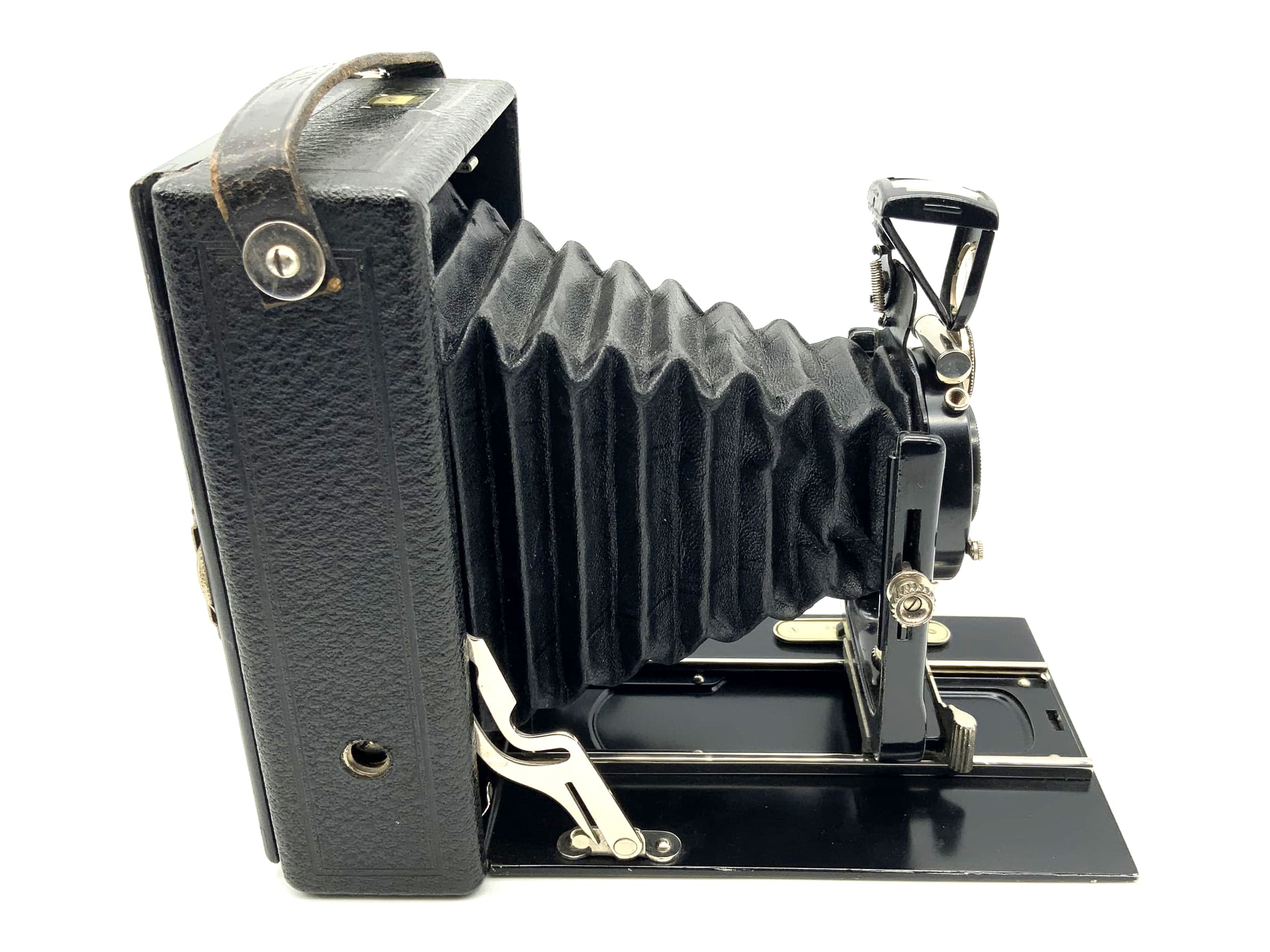 Chambre photographique à plaques Ica Dresden Rodenstock D. Anastigmat Eurynar 1:6,8 f=13,5cm 9x12