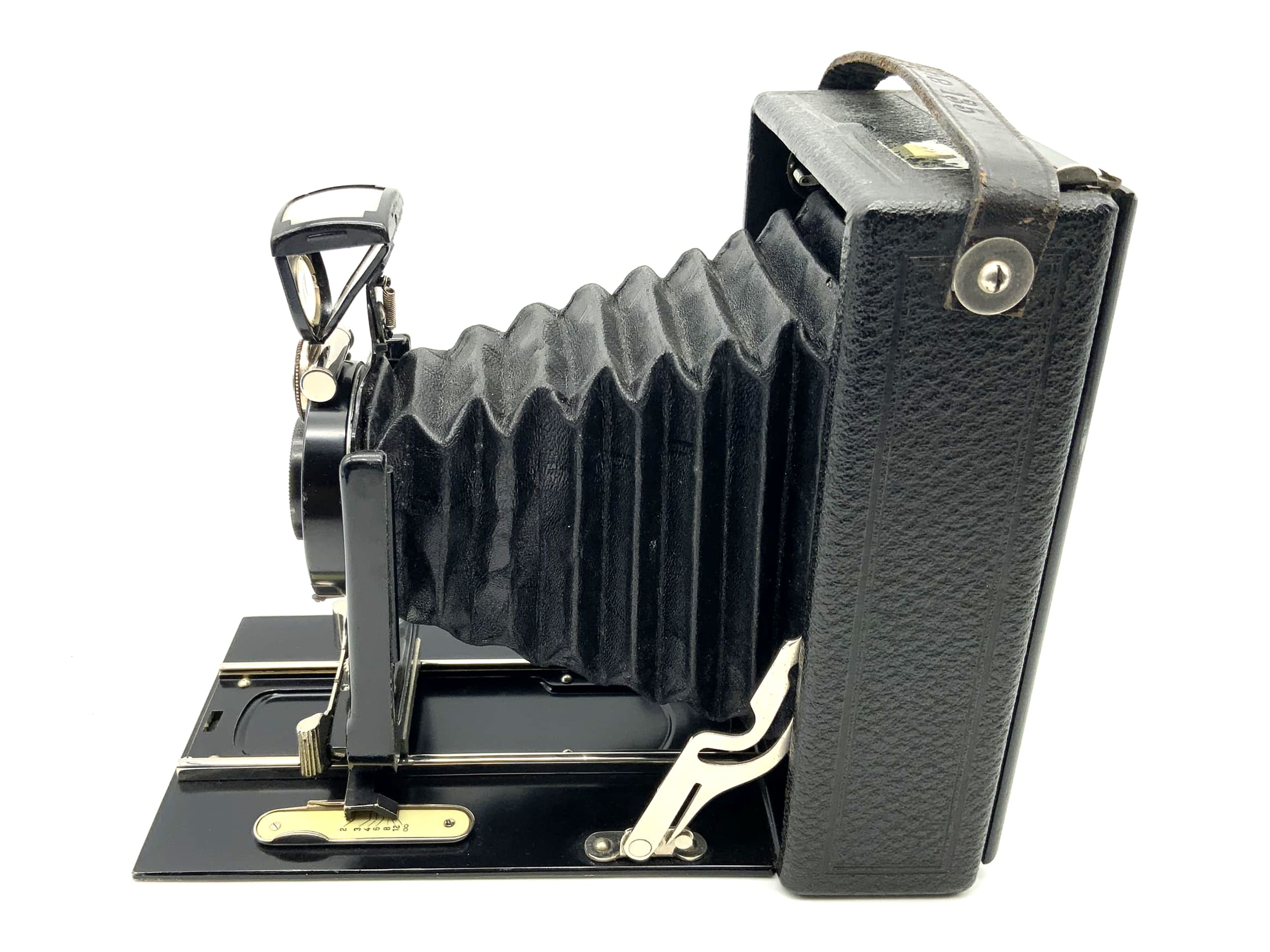 Chambre photographique à plaques Ica Dresden Rodenstock D. Anastigmat Eurynar 1:6,8 f=13,5cm 9x12