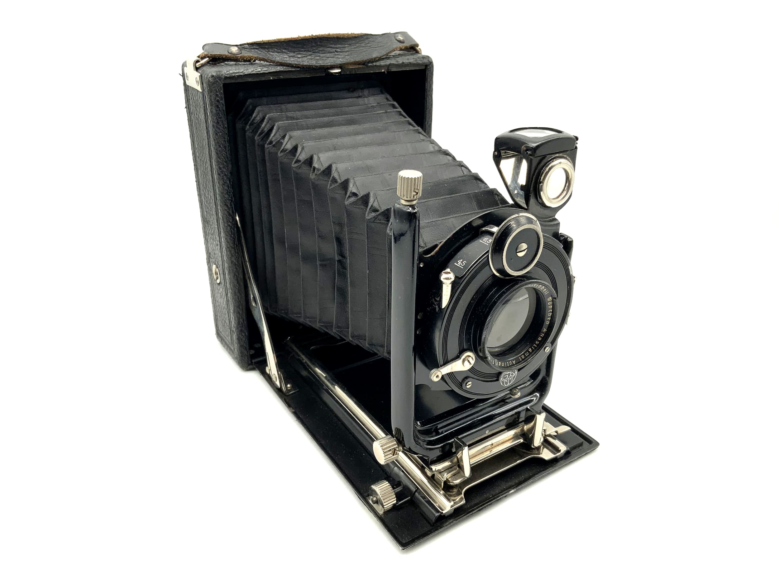 Appareil photographique à plaques Steinheil Munich avec Anastigmat Actinar 1:4,5 / 13,5 cm 9x12