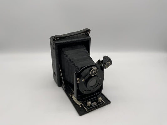 Zeiss Ikon Plattenkamera mit Nostar 1:6.8 F=10,5cm Objektiv 6x9 Onito