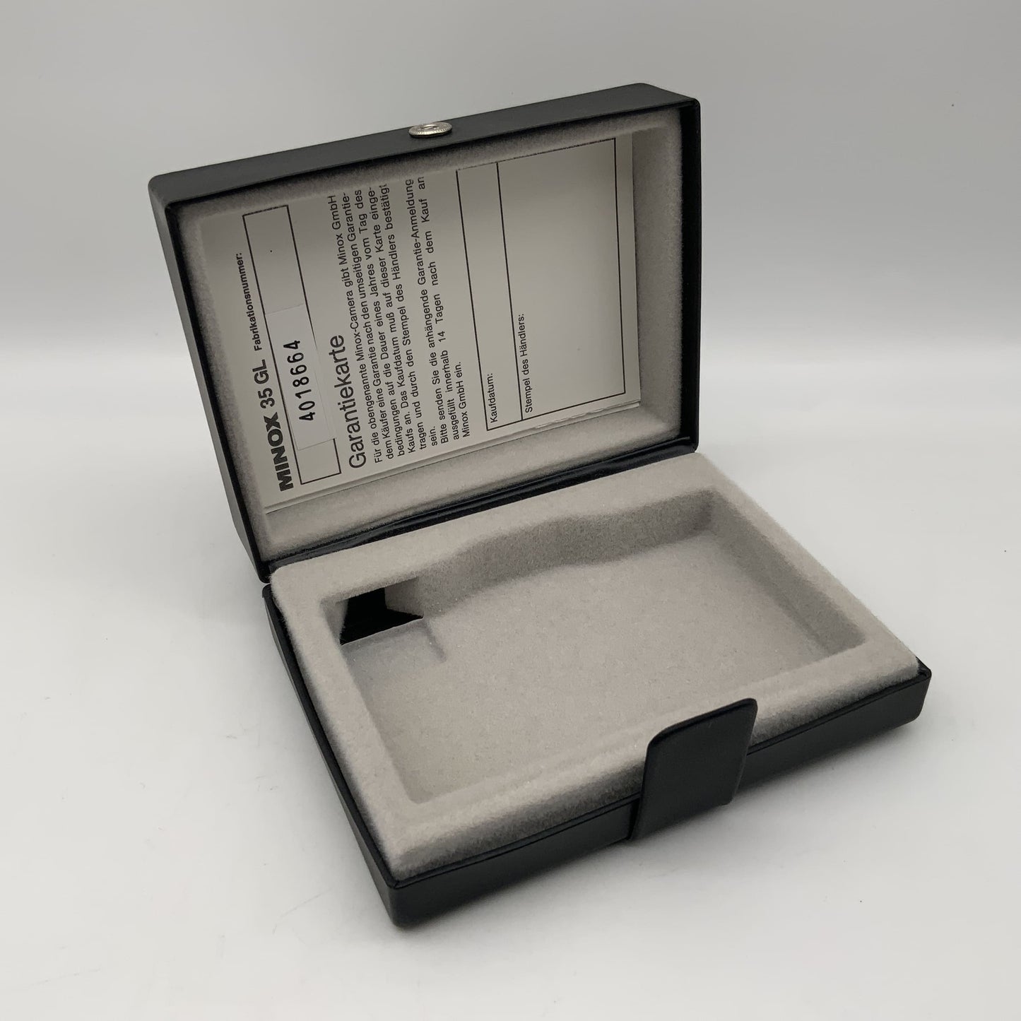 Minox Hülle 35GL schwarz Leerhülle Case