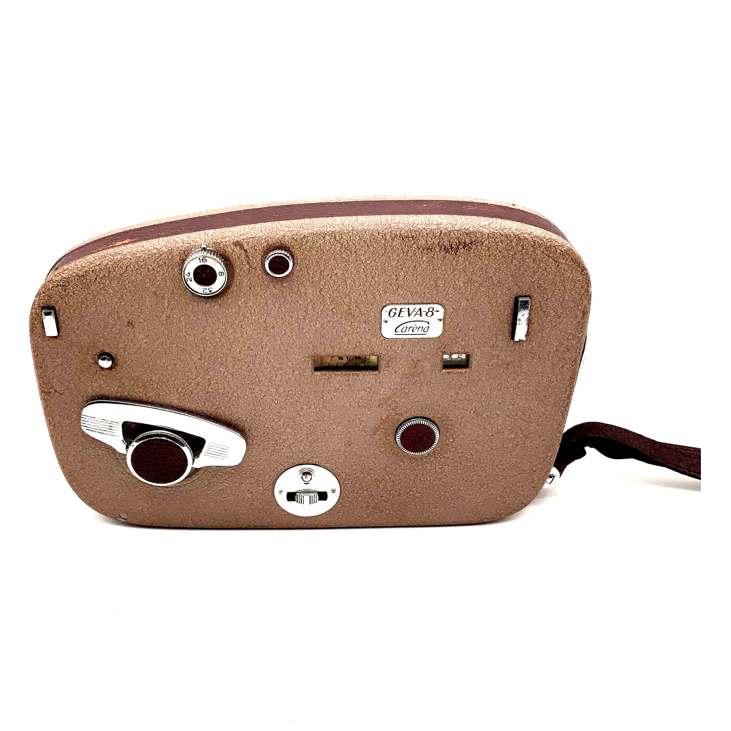 Carena Geva 8 film camera with SOM Berthiot 1:1.9 F=12.5 Super 8 camera