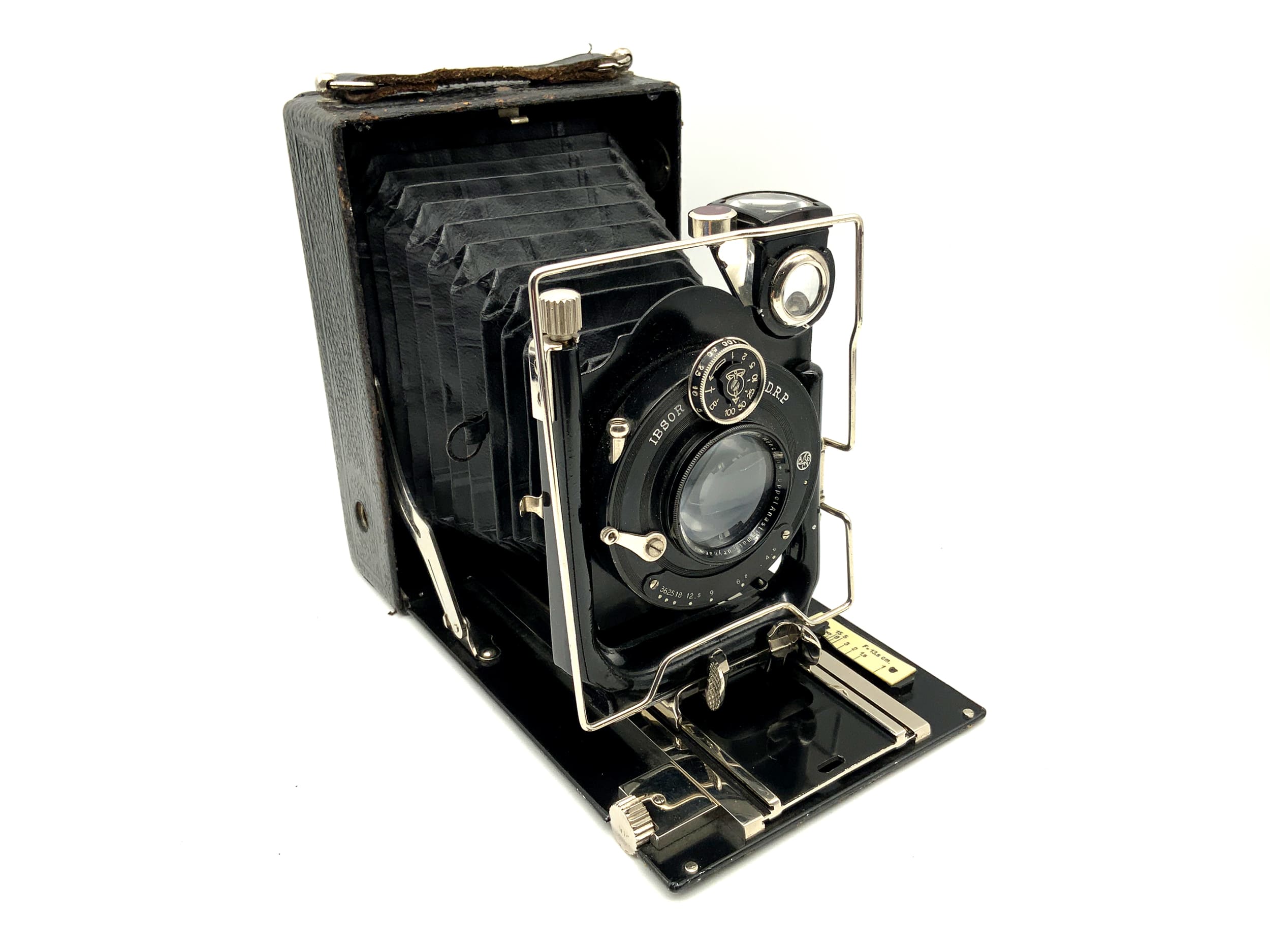 Caméra à plaque Ihagee avec double Anastigmat Eurynar 4,5/13,5 cm Ibsor 0