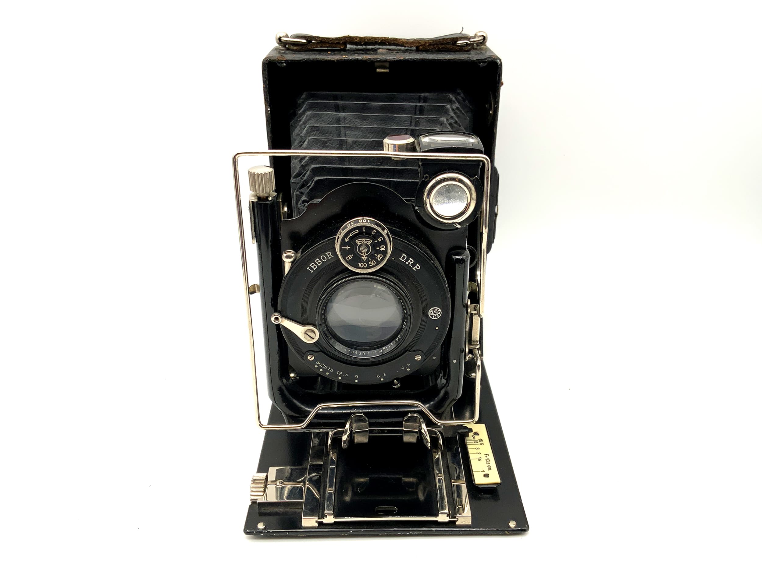 Caméra à plaque Ihagee avec double Anastigmat Eurynar 4,5/13,5 cm Ibsor 0