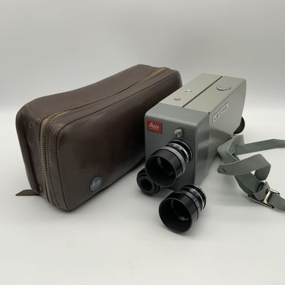 Leicina 85 Filmkamera mit 2 Objektiven & Tasche Super 8 Kamera movie camera