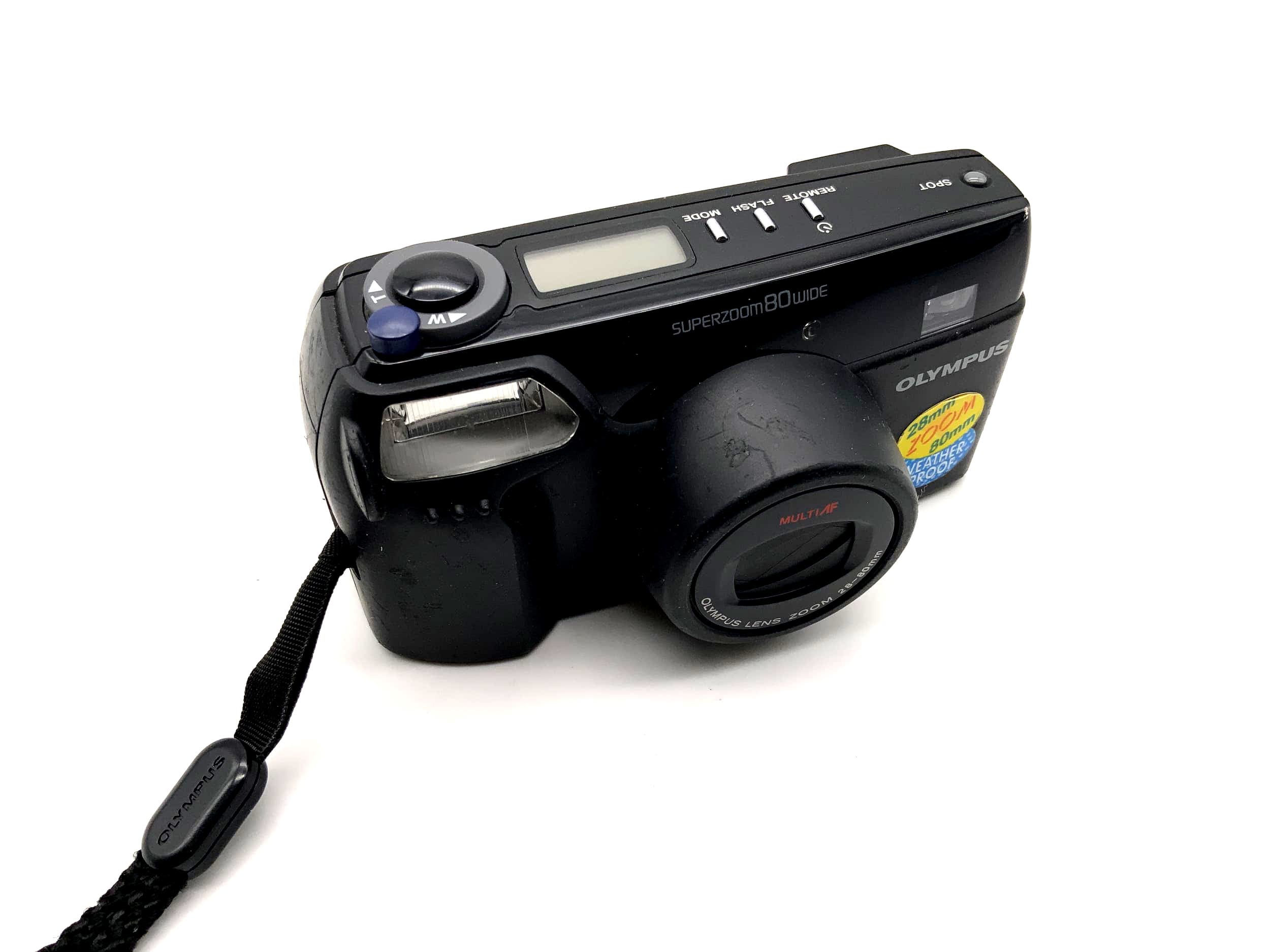 Appareil photo compact Olympus Superzoom 80 grand angle Point&amp;Shoot Camera 35 mm Multi AF