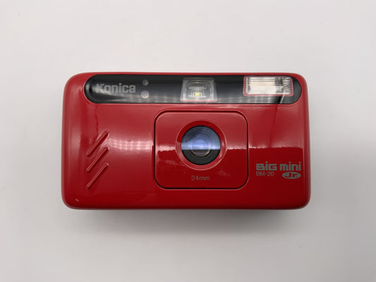 Konica Big Mini Compact Camera Point&amp;Shoot Camera 35mm BM-20 Jr.rouge