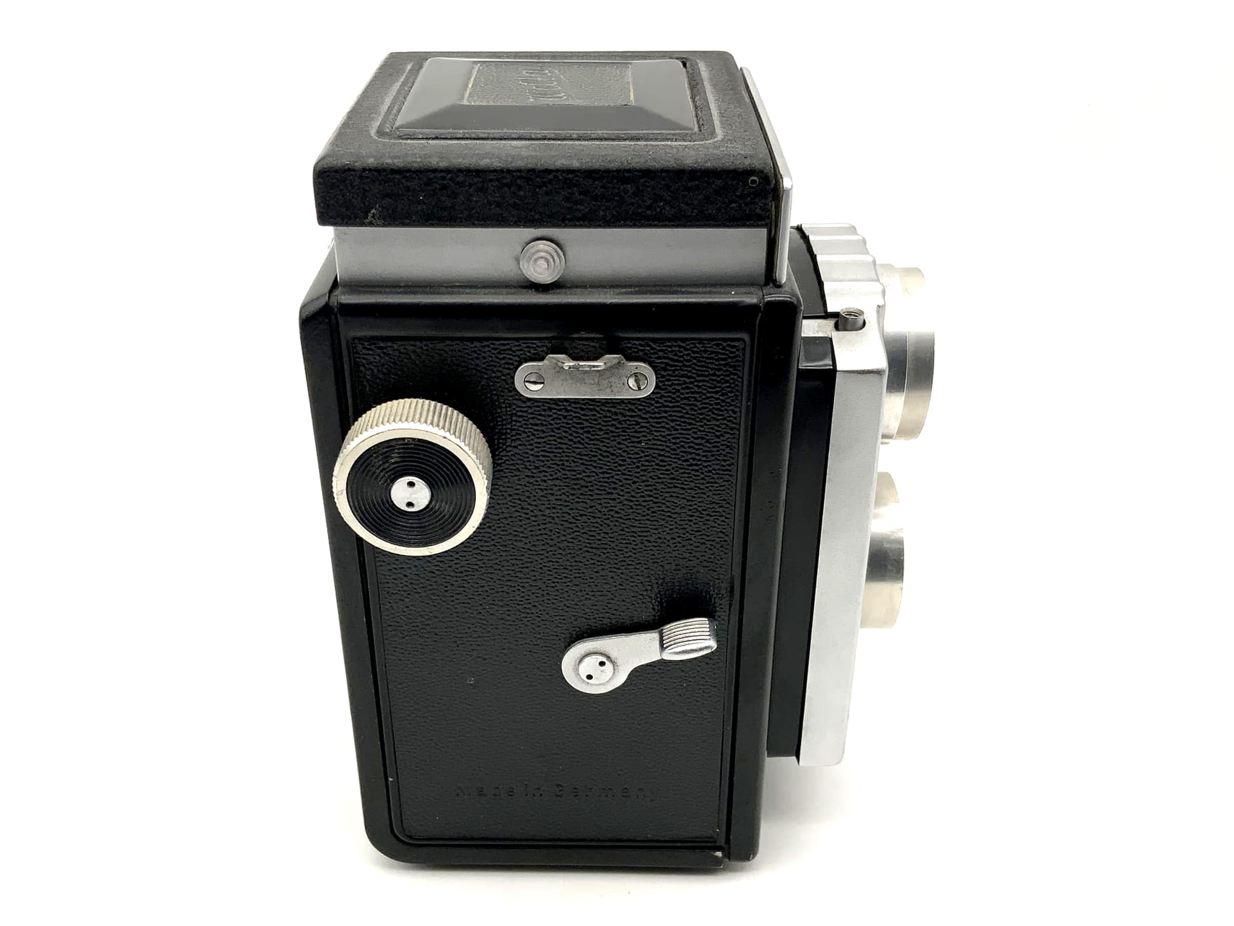 Jumelles Welta Weltaflex TLR avec Meyer Optik Trioplan 1:3,5/75 mm rouge V Vebur