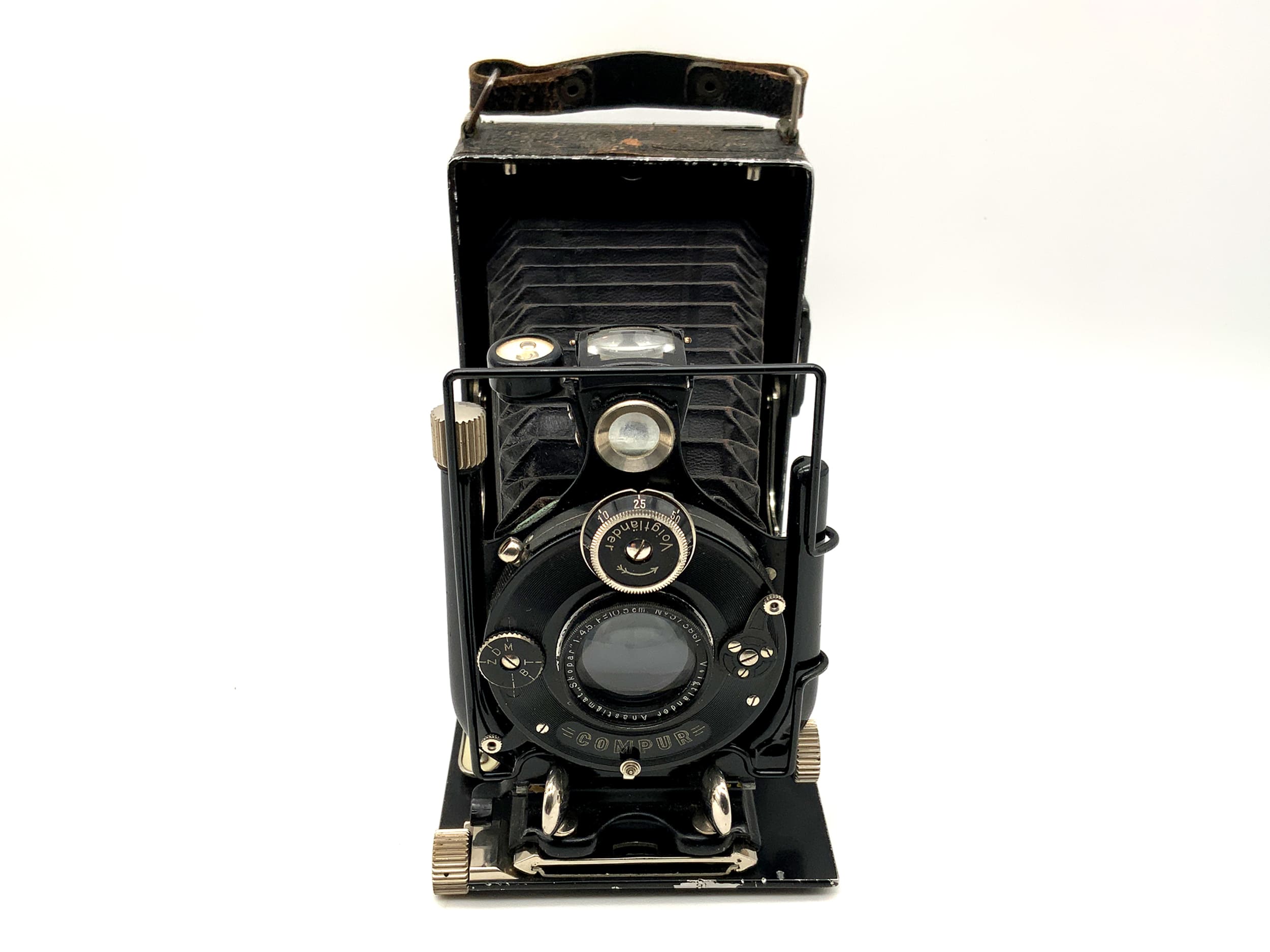 Caméra à plaque Voigtländer Avus avec Anastigmat Skopar 1:4,5 F=10,5cm Compur 0