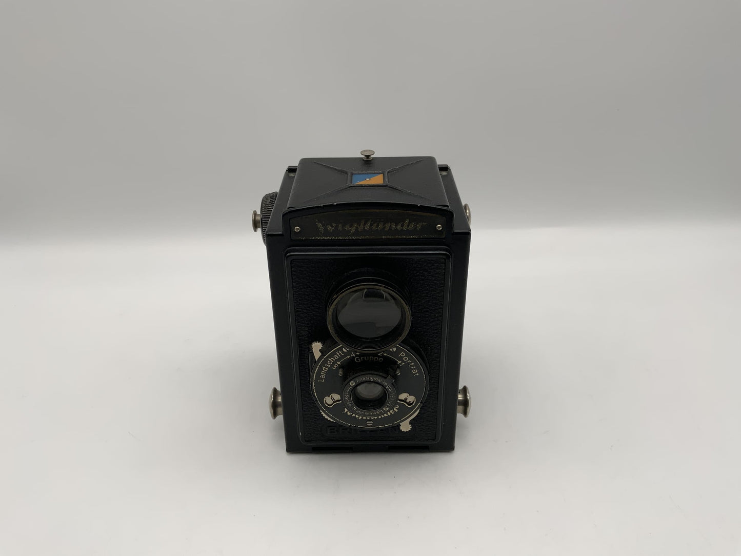 Voigtländer Brillant TLR mit Anastigmat Voigtar 1:9 F=75mm  zweiäugige Kamera