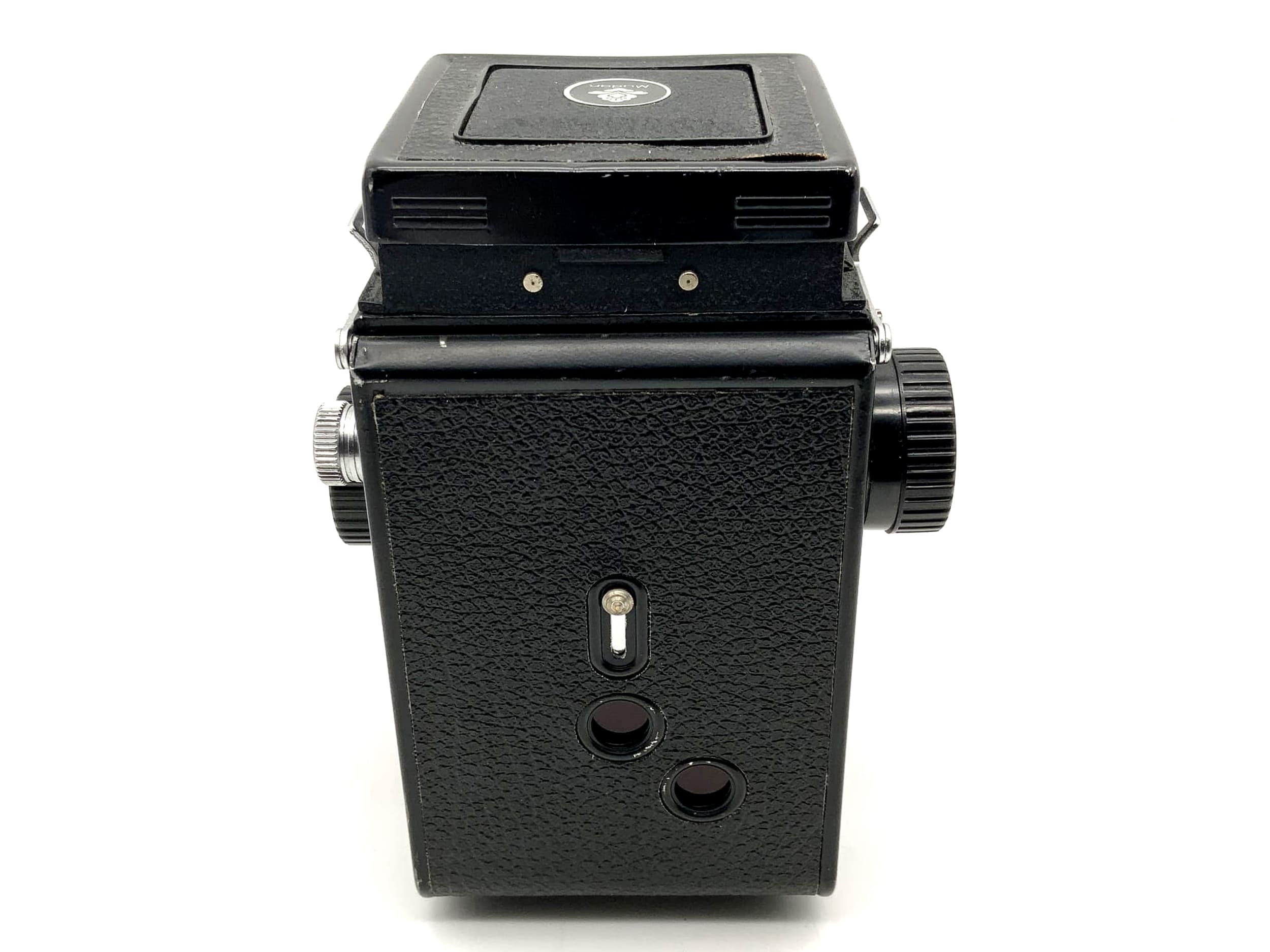 Appareil photo TLR Dandong Mudan avec MD DZH 1:3,5/75 mm chinois défectueux