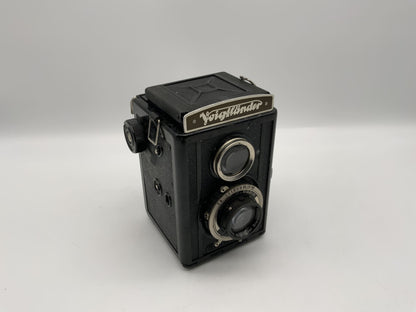 Voigtländer Brillant TLR mit Anastigmat Voigtar 1:3.5 /7,5cm Compur-Rapid Defekt