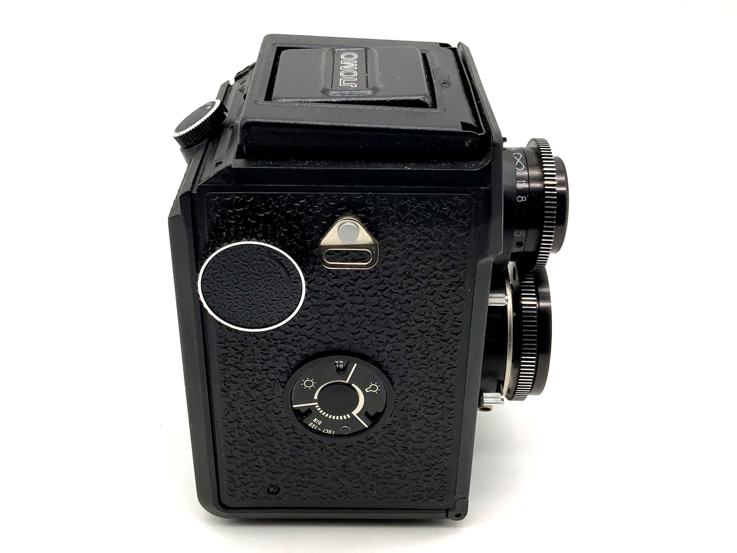 Lomo Lubitel 166 universal TLR with T-22 4.5/75 USSR twin-lens camera defect