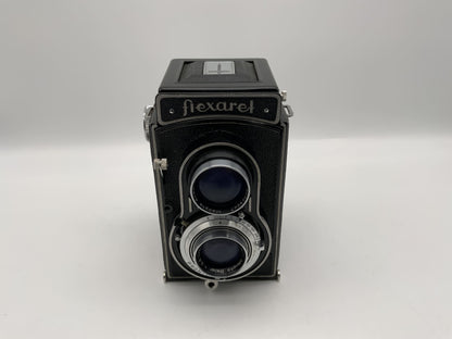 Meopta flexaret TLR mit Belar 3.5/80 Prontor-SVS zweiäugige Kamera Defekt