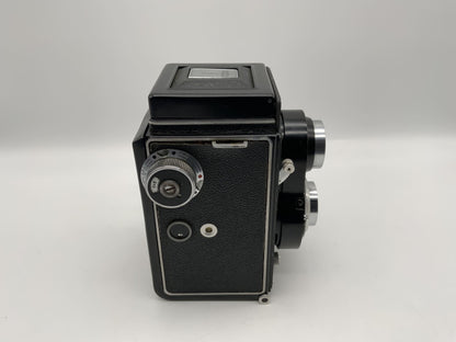 Meopta flexaret TLR mit Belar 3.5/80 Prontor-SVS zweiäugige Kamera Defekt