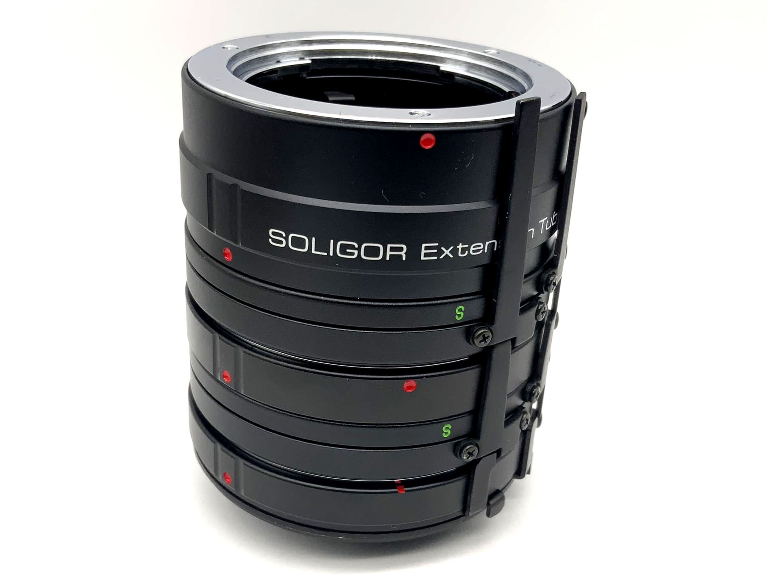 Jeu de bagues d'extension Soligor M/MD Macro 12 mm, 20 mm, 36 mm (MinoltaMD)