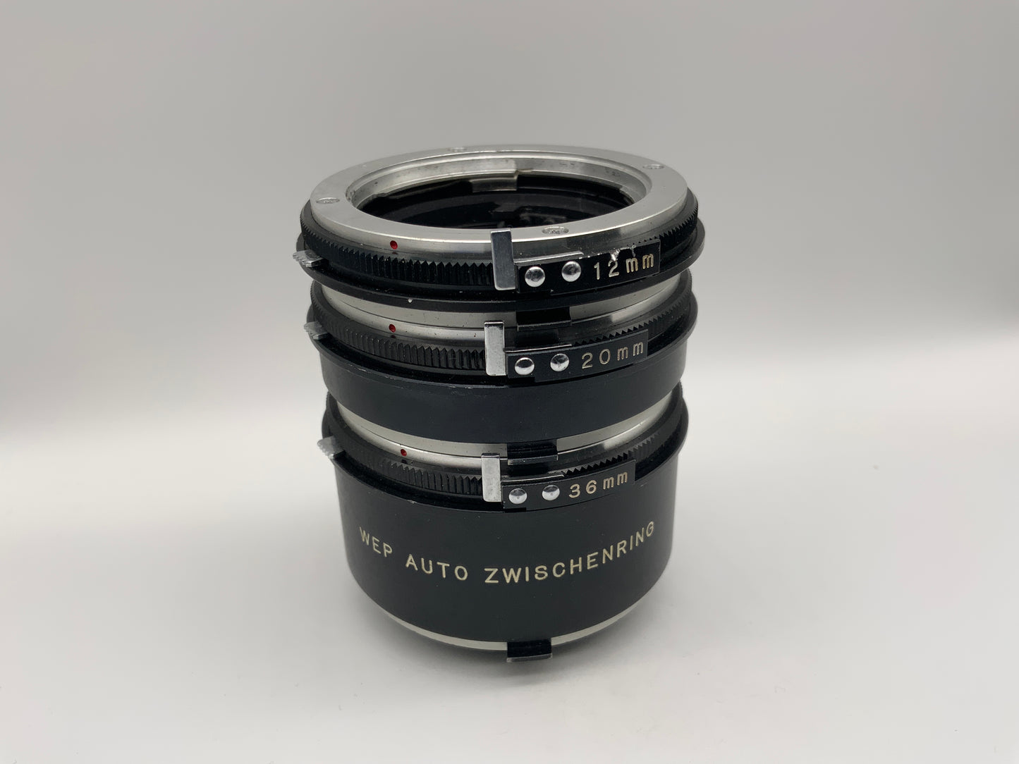 WEP  Auto Zwischenring Set 12mm + 20mm + 36mm Macro Close Up (Minolta MD)