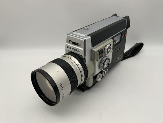 Canon Auto Zoom 814 Electronic Filmkamera C-8 7.5-60mm 1:1.4 Macro Super 8