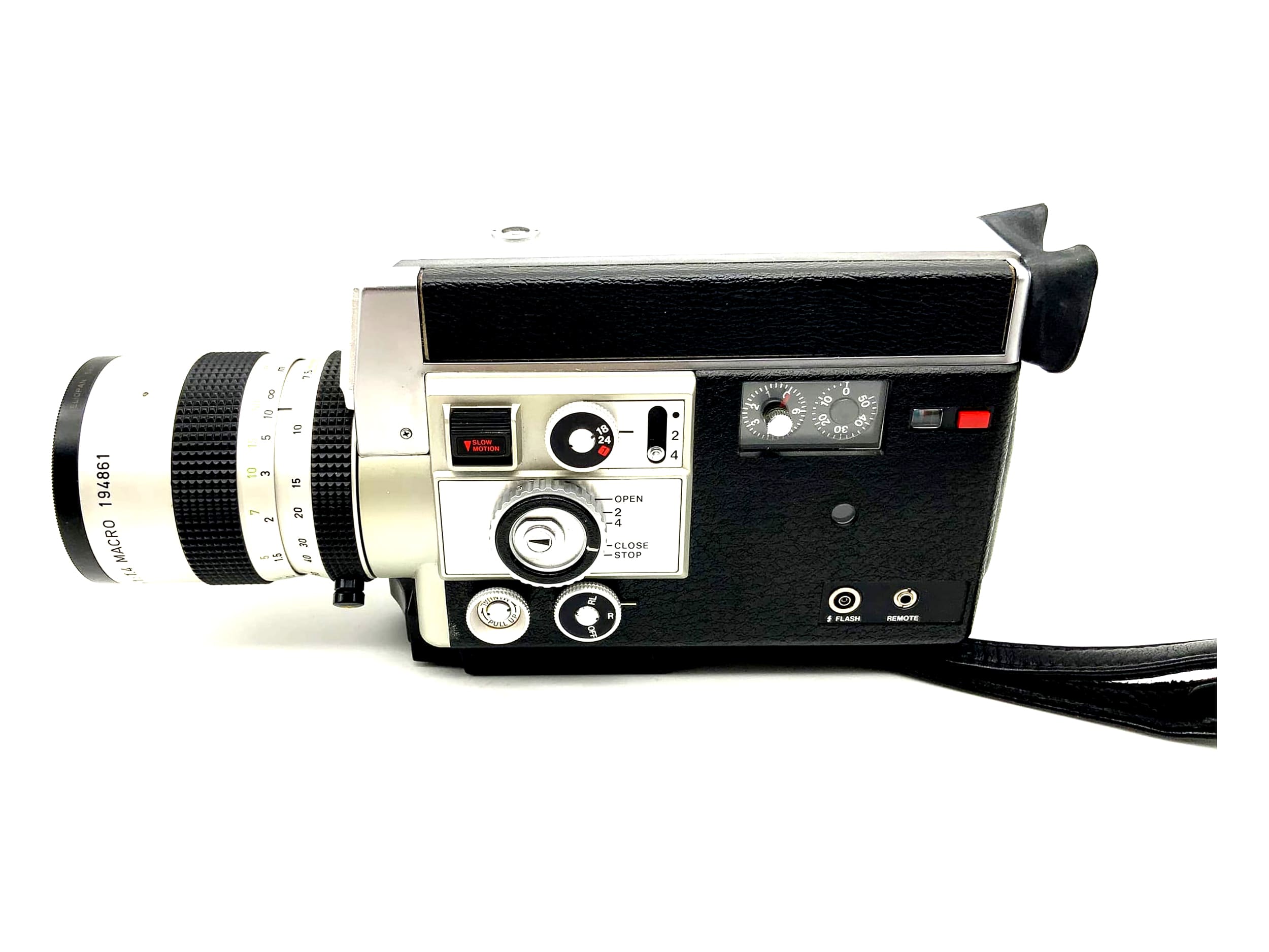Canon Auto Zoom 814 Electronic Film Camera C-8 7.5-60mm 1:1.4 Macro Super 8