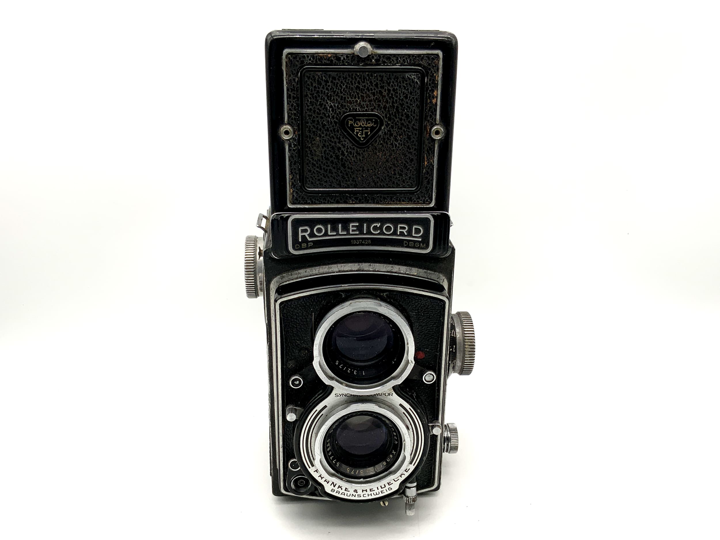 Appareil photo analogique à double objectif Rollei Rolleicord Vb TLR avec Xenar 1:3,5/75