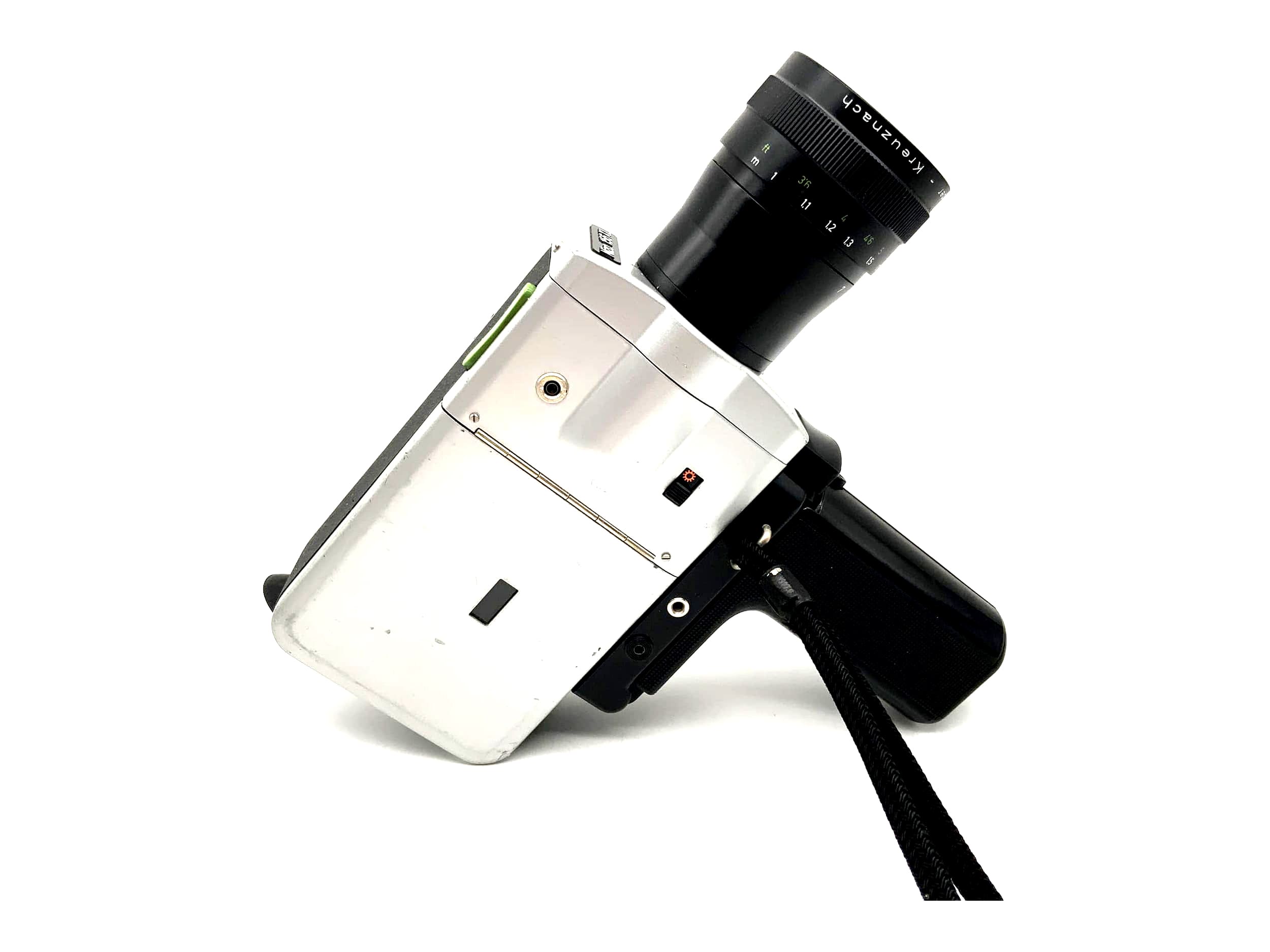 Braun Nizo 156 XL film camera with Schneider-Kreuznach Variogon 1:1.8/7-56 Super 8