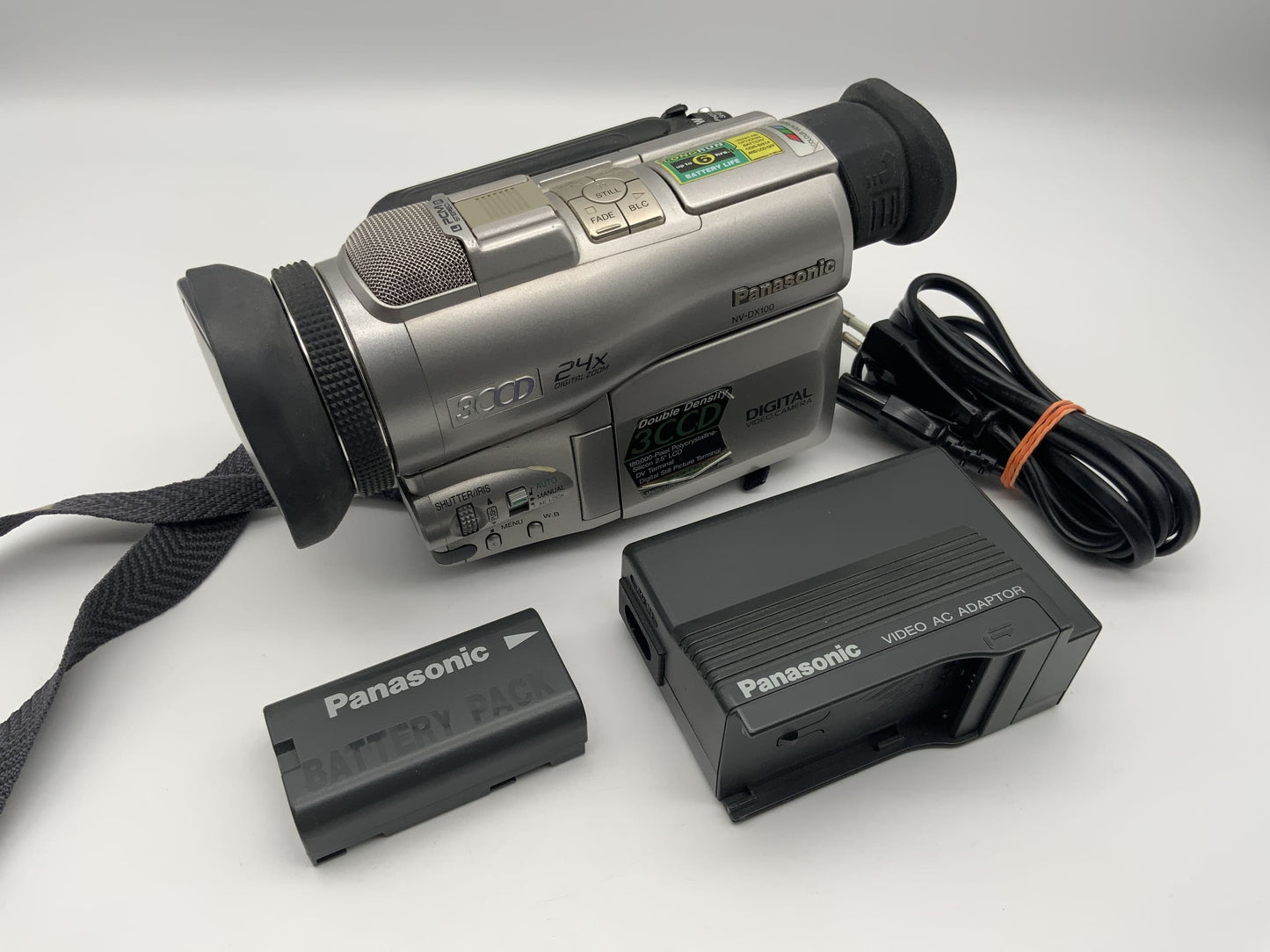 Panasonic NV-DX100 3CCD NV-DX100EG caméscope caméra vidéo avec batterie