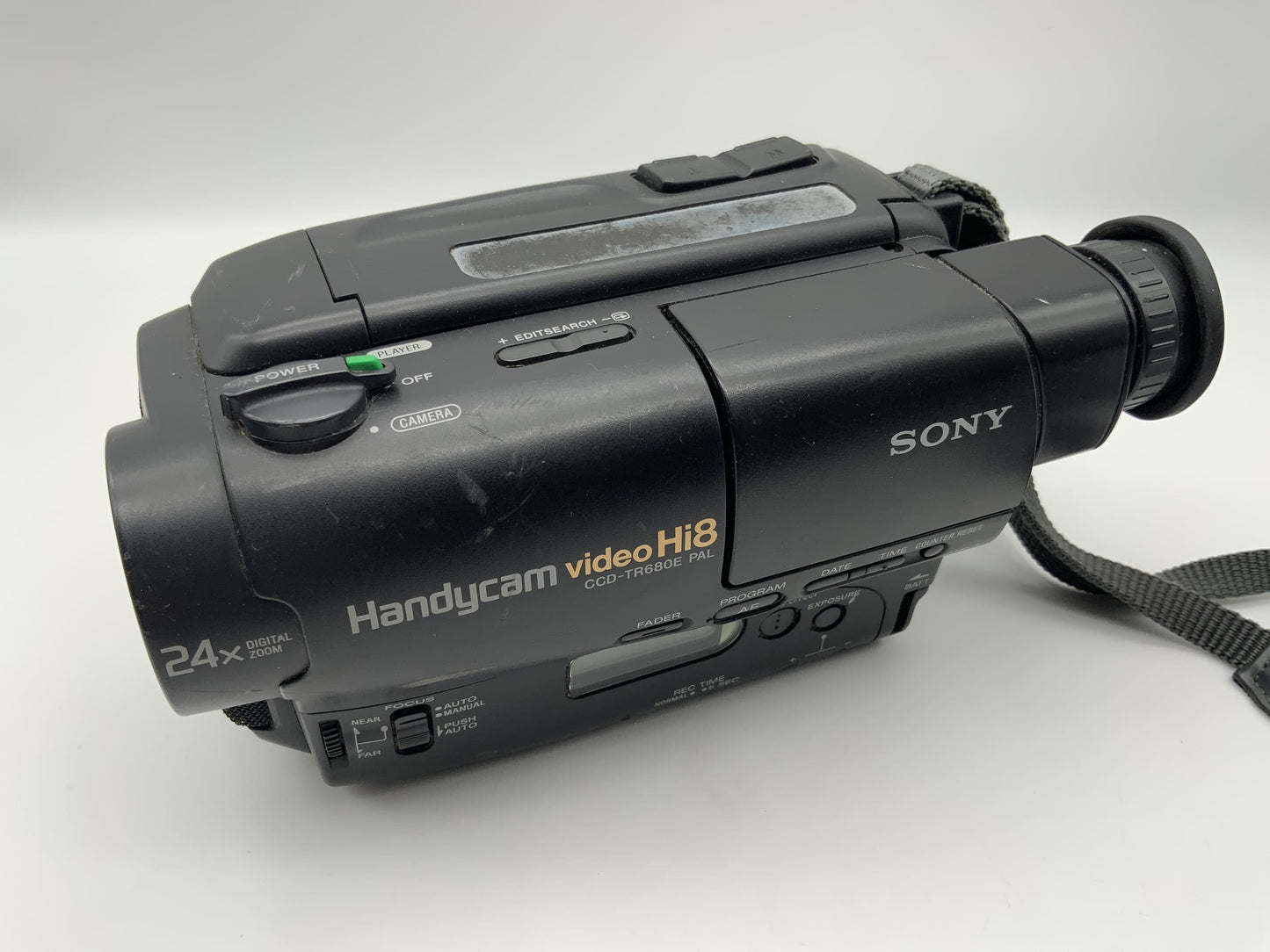 Sony Handycam vidéo Hi8 CCD-TR680E PAL caméscope caméra vidéo avec batterie