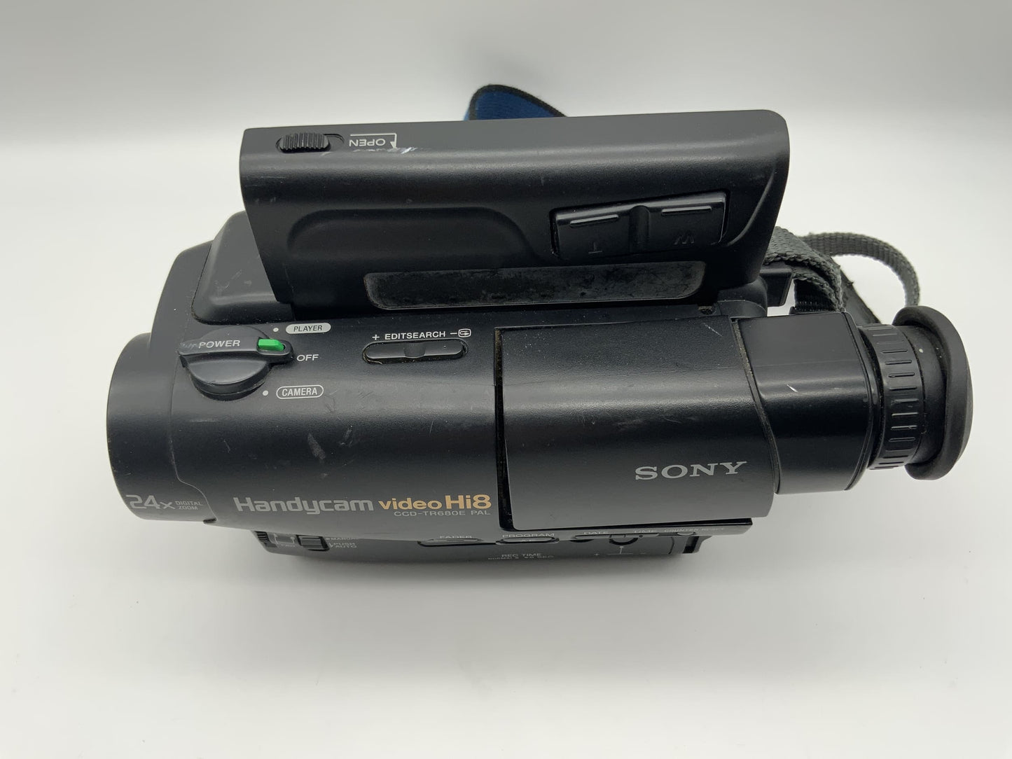 Sony Handycam vidéo Hi8 CCD-TR680E PAL caméscope caméra vidéo avec batterie