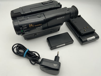 Sony Video 8 Handycam CCD-TR550E caméscope caméra vidéo avec batterie