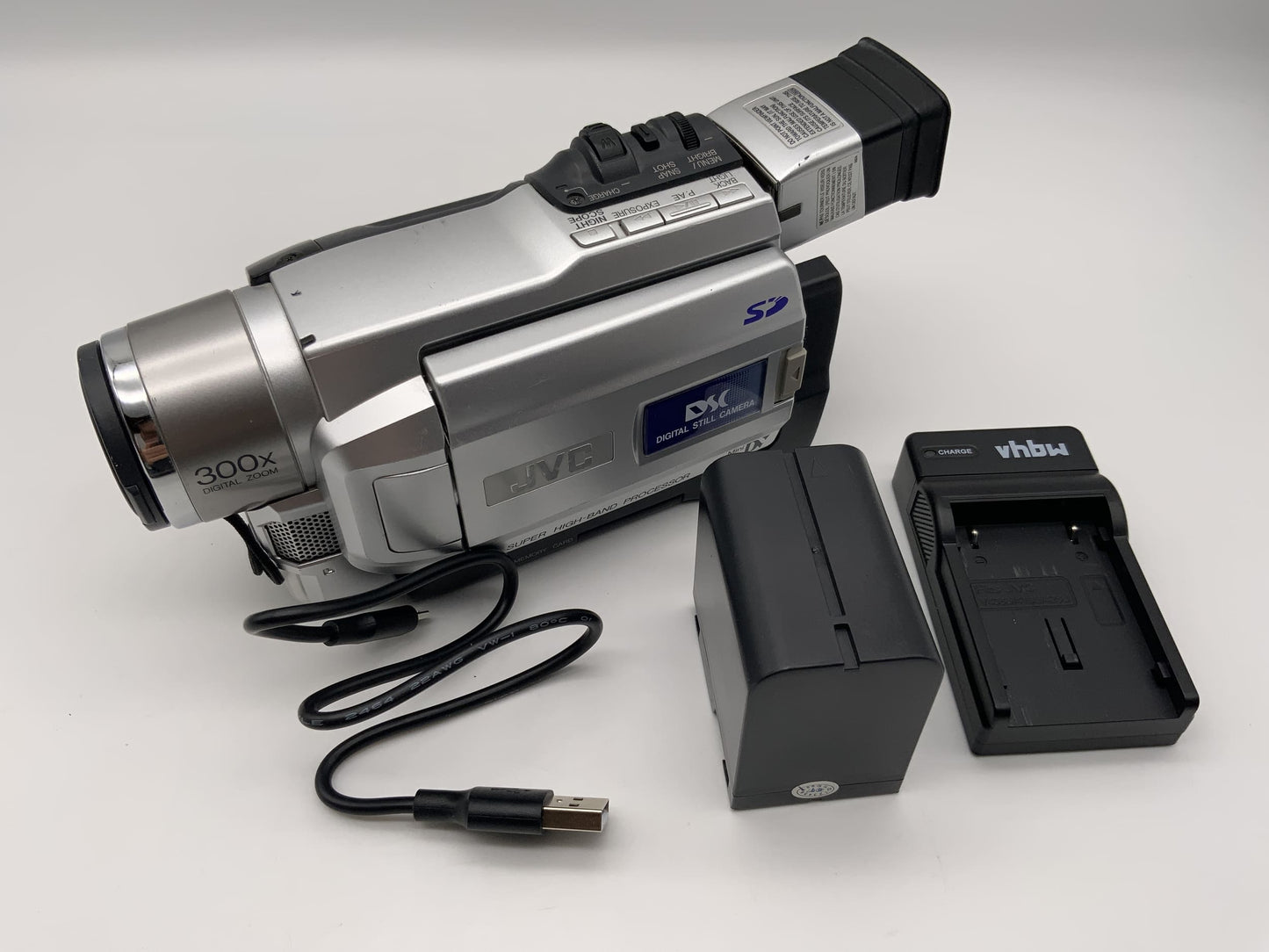 Caméra vidéo caméscope JVC GR-DVL355E avec batterie