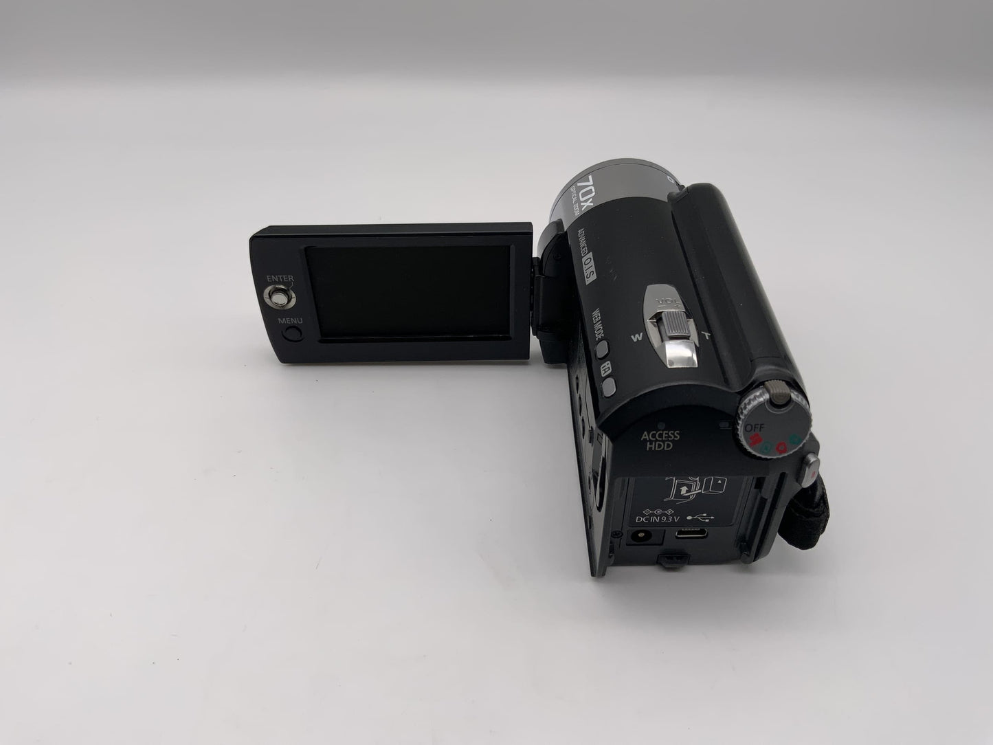 Caméra vidéo caméscope Panasonic SDR-H90 avec batterie