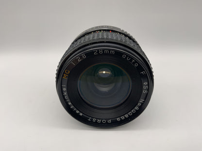 Porst 28mm 1:2.8 Objektiv Weitwinkel ww MC auto F Kamera Camera Lens (Pentax K)