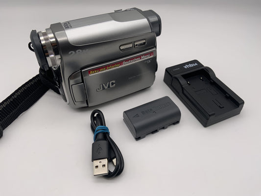 Caméra vidéo numérique JVC GR-D725E, caméscope avec batterie