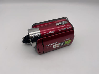 Caméra vidéo caméscope Panasonic SDR-H80 avec batterie