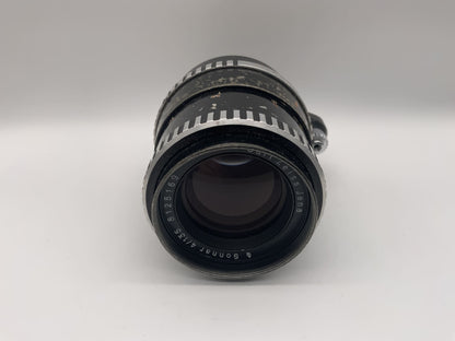 Carl Zeiss 135mm 1:4 Objektiv Sonnar Zebra Kamera Camera Lens (Exa)