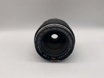 Porst 35mm 1:2.8 Objektiv Weitwinkel ww MC auto F Kamera Camera Lens (M42)