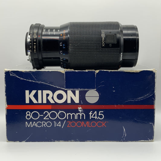 Kiron 80-200mm 1:4-4.5 Objektiv in OVP Zoomlock AI-S Kamera Lens (Nikon F)