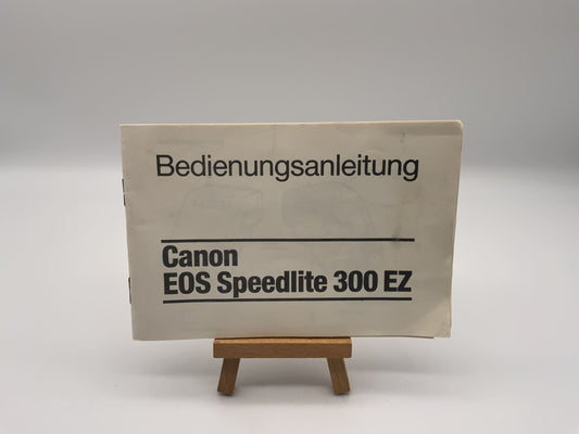 Canon EOS Speedlite 300 EZ  Bedienungsanleitung