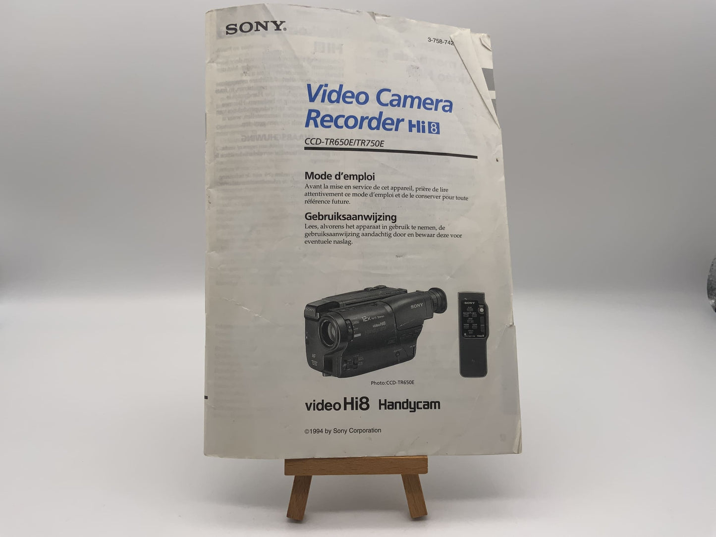 Sony Hi8 Video Camera Recorder Bedienungsanleitung